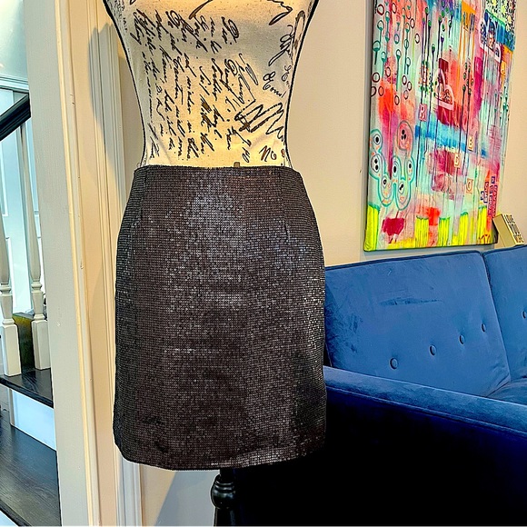 White House Black Market Sequin Skirt - Picture 2 of 15